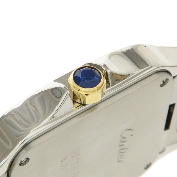 カルティエ サントスドゥモワゼルLM 26mm W25067Z6 メンズ 腕時計【Aランク】【中古】