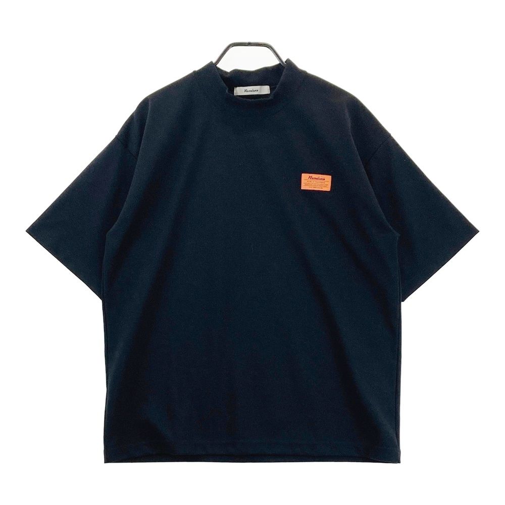 サイズ：6 RUSSELUNO ラッセルノ ハイネック半袖Tシャツ ブラック系
