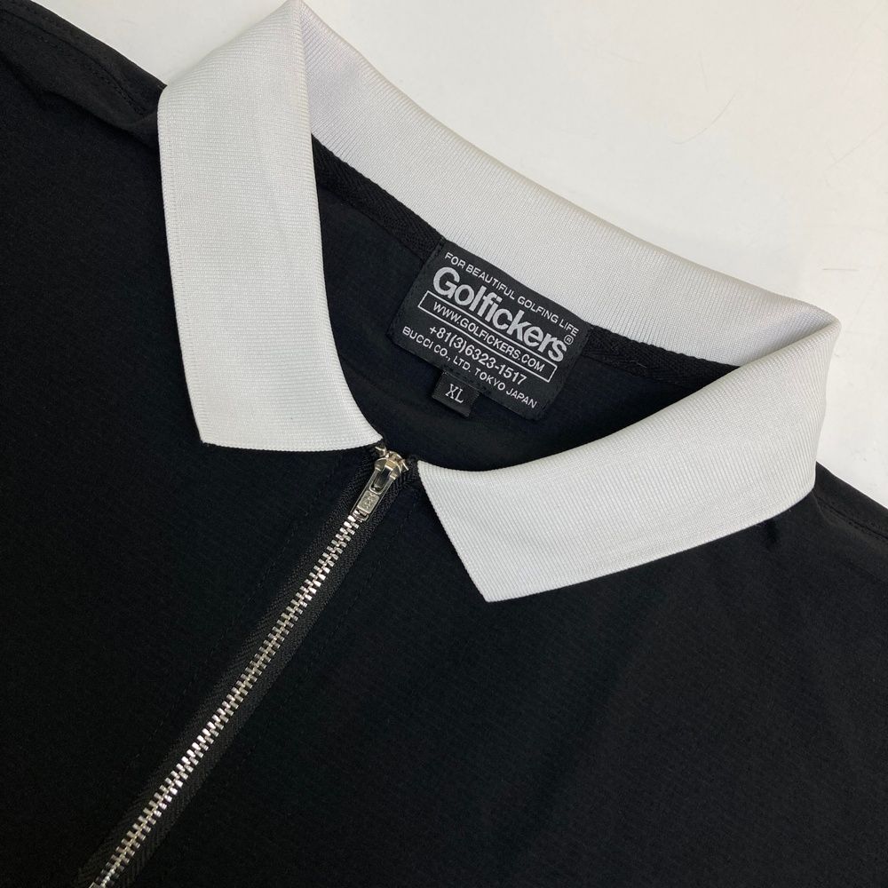 Golfickersセガサミーカップ限定　ハーフジップ・ワイド ポロシャツXL サイズ：XL Golfickers ゴルフィッカーズ セガサミーカップ 半袖ハーフ