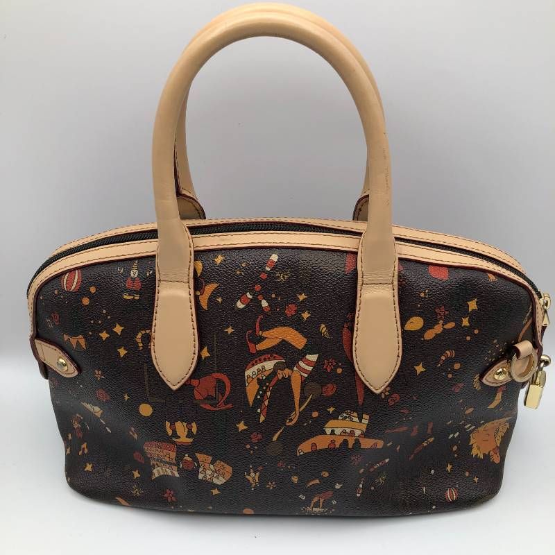 10200タ PIERO GUIDI（ピエロ グイディ） ハンドバッグ ダークブラウン