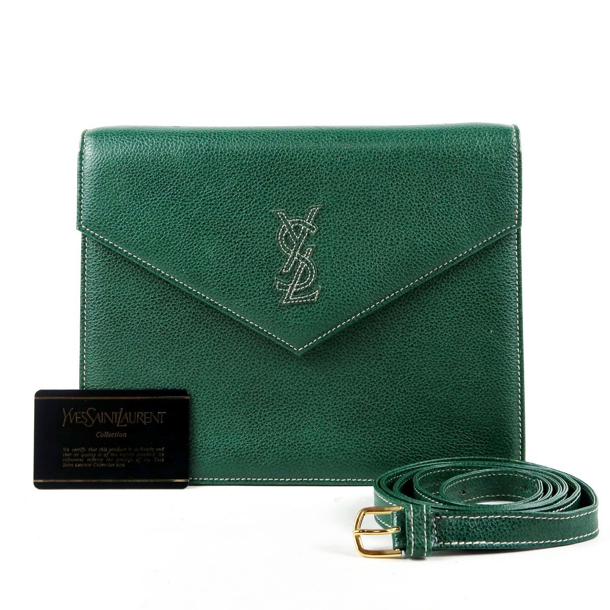 超美品】YVES SAINT LAURENT イヴサンローラン 2WAYショルダー