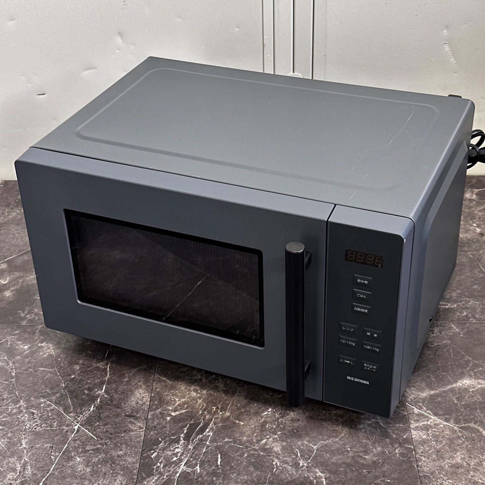 β送料込！2024年製 IRIS OHYAMA 電子レンジ IMB-F187-H グレー 18L