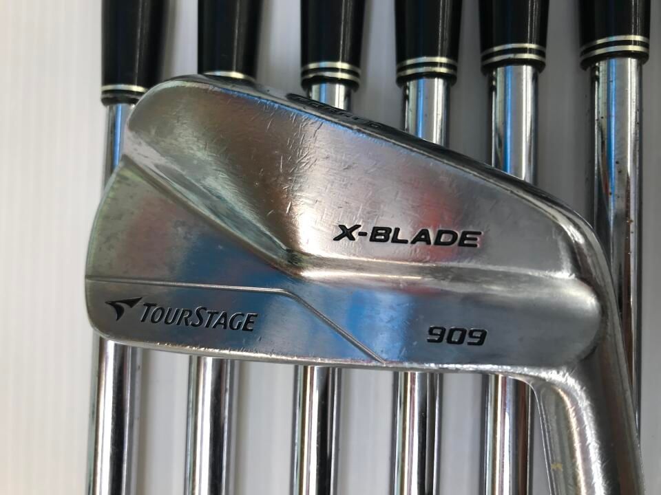 ブリヂストン　【訳あり】ツアーステージ X-BLADE 909　ダイナミックゴールド　X100フレックス　アイアンセット　中古【最短即日発送】