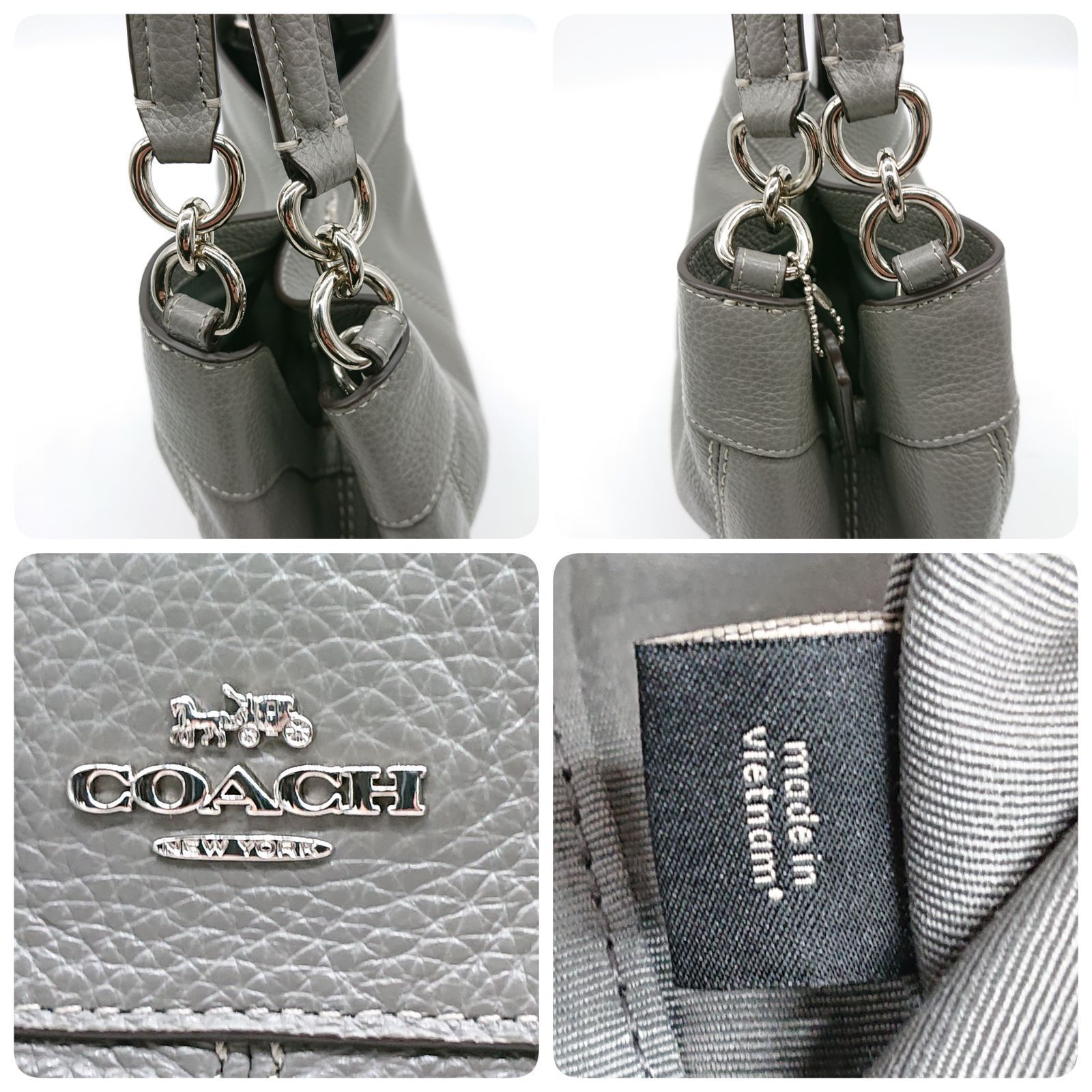 美品】COACH コーチ ショルダー バッグ 2WAY レキシー ペプルドレザー