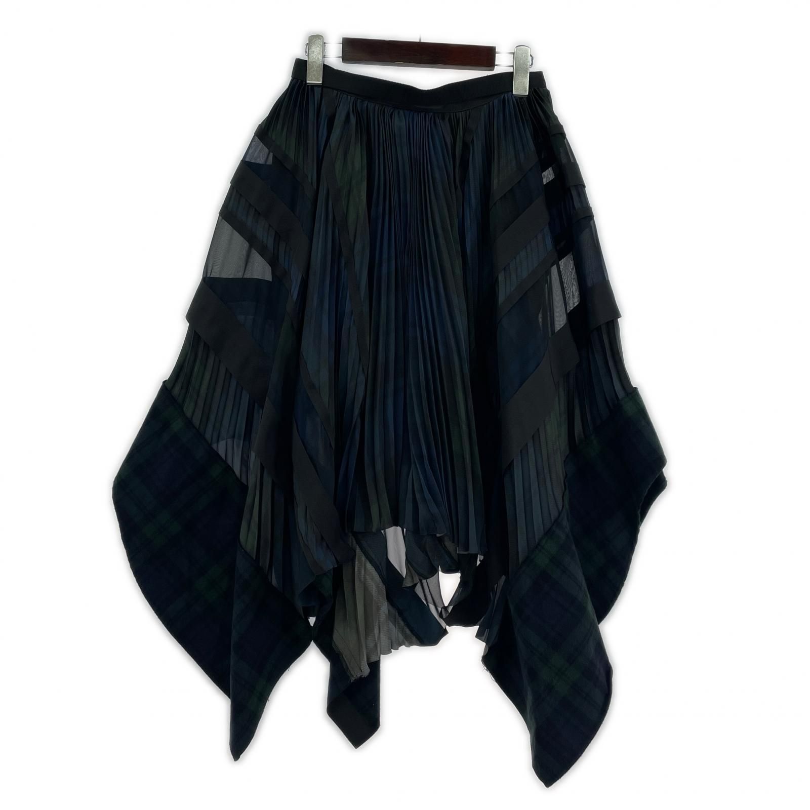 sacai スカート Sacai プリーツスカート SIZE 1 17-03464 - メルカリ