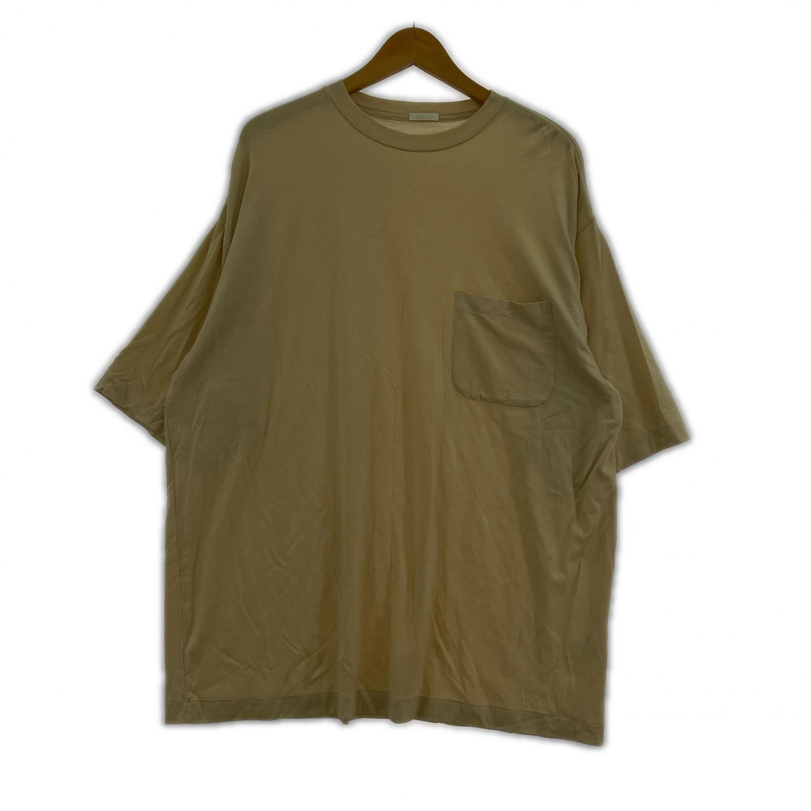 COMOLI ウール天竺Tシャツ V01-05007 ベージュ SIZE 4