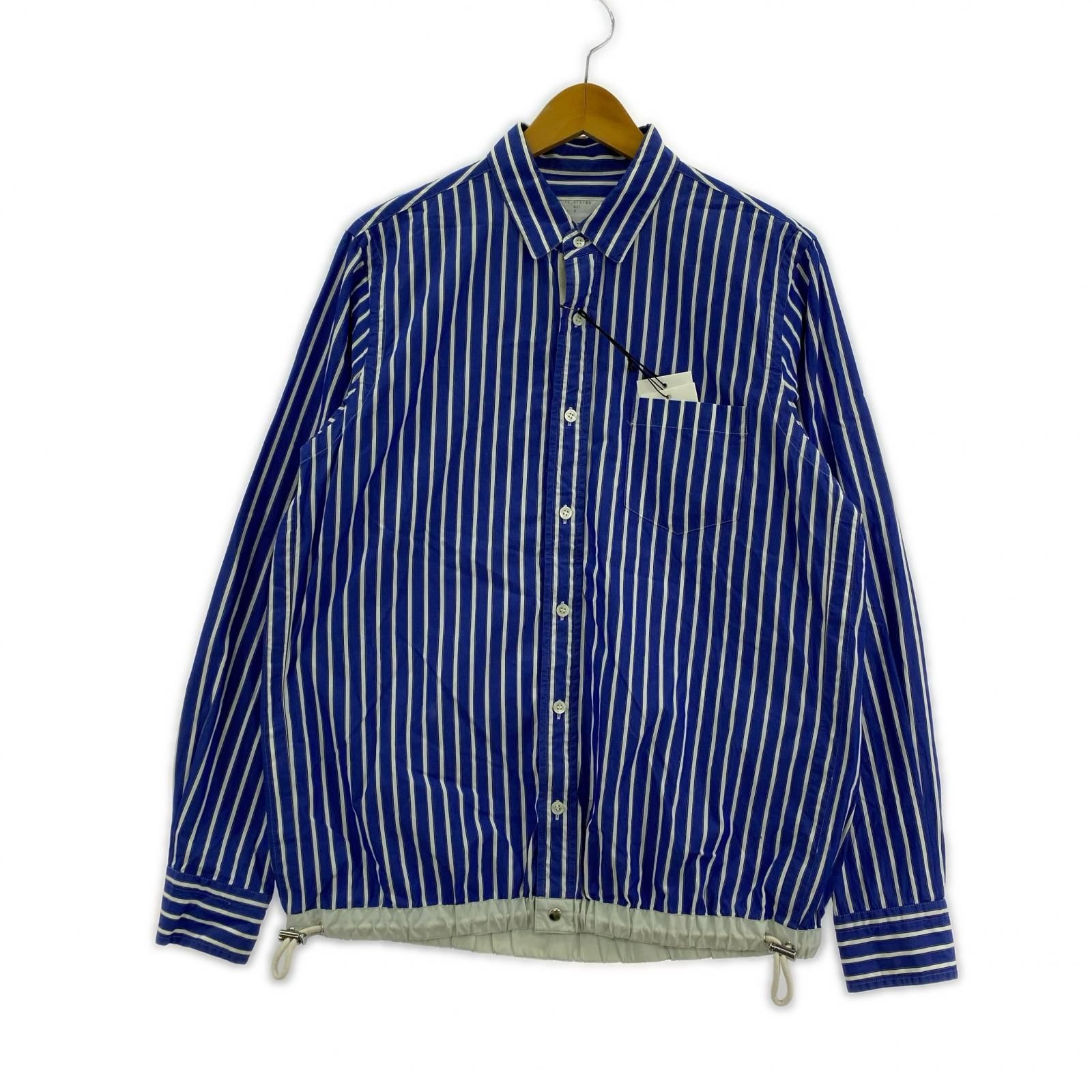 Sacai 長袖シャツ ストライプ SIZE 2 18-01572M - メルカリ