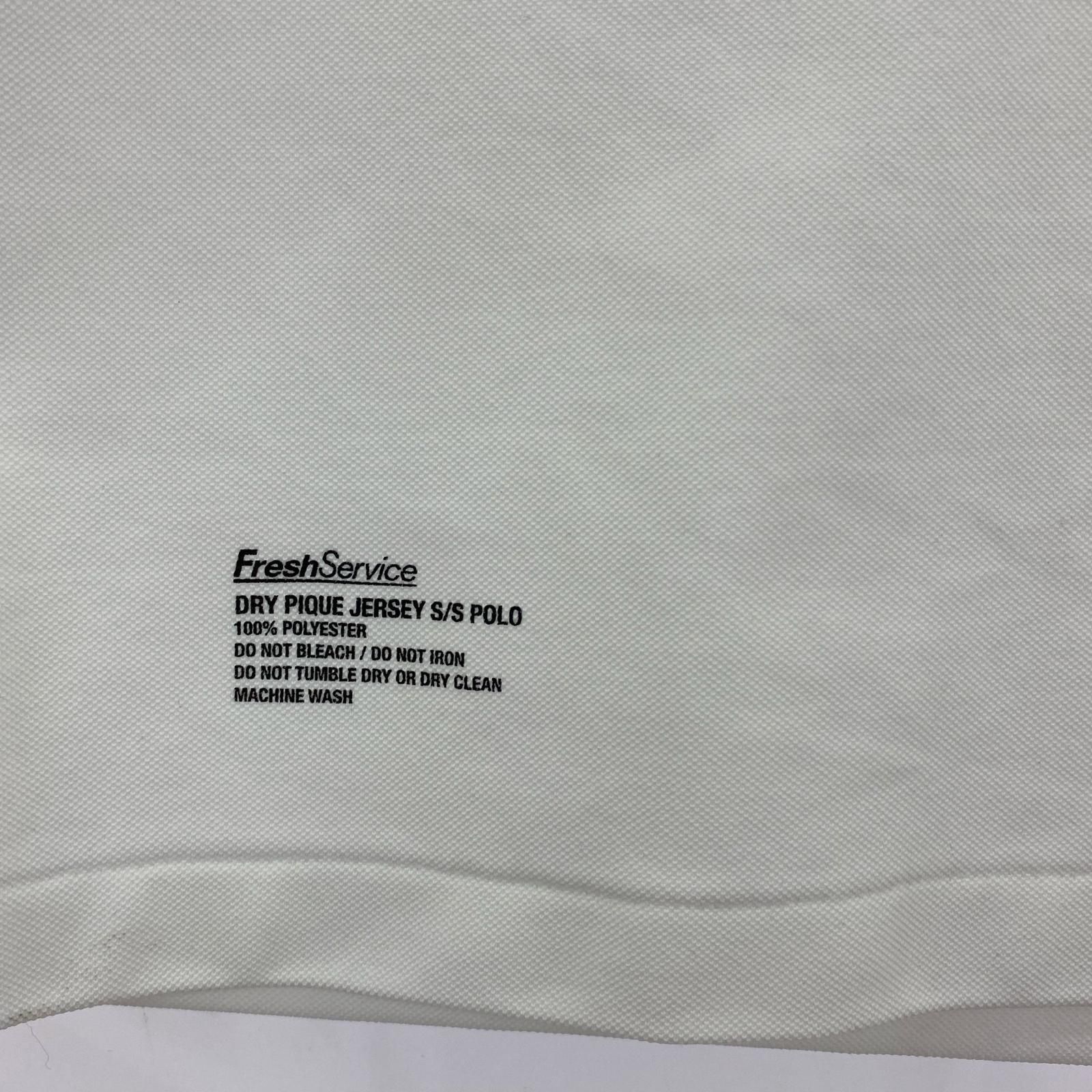 FreshService DRY PIQUE JERSEY S/S POLO ﾎﾟﾛｼｬﾂ ﾎﾜｲﾄ L FSC251 