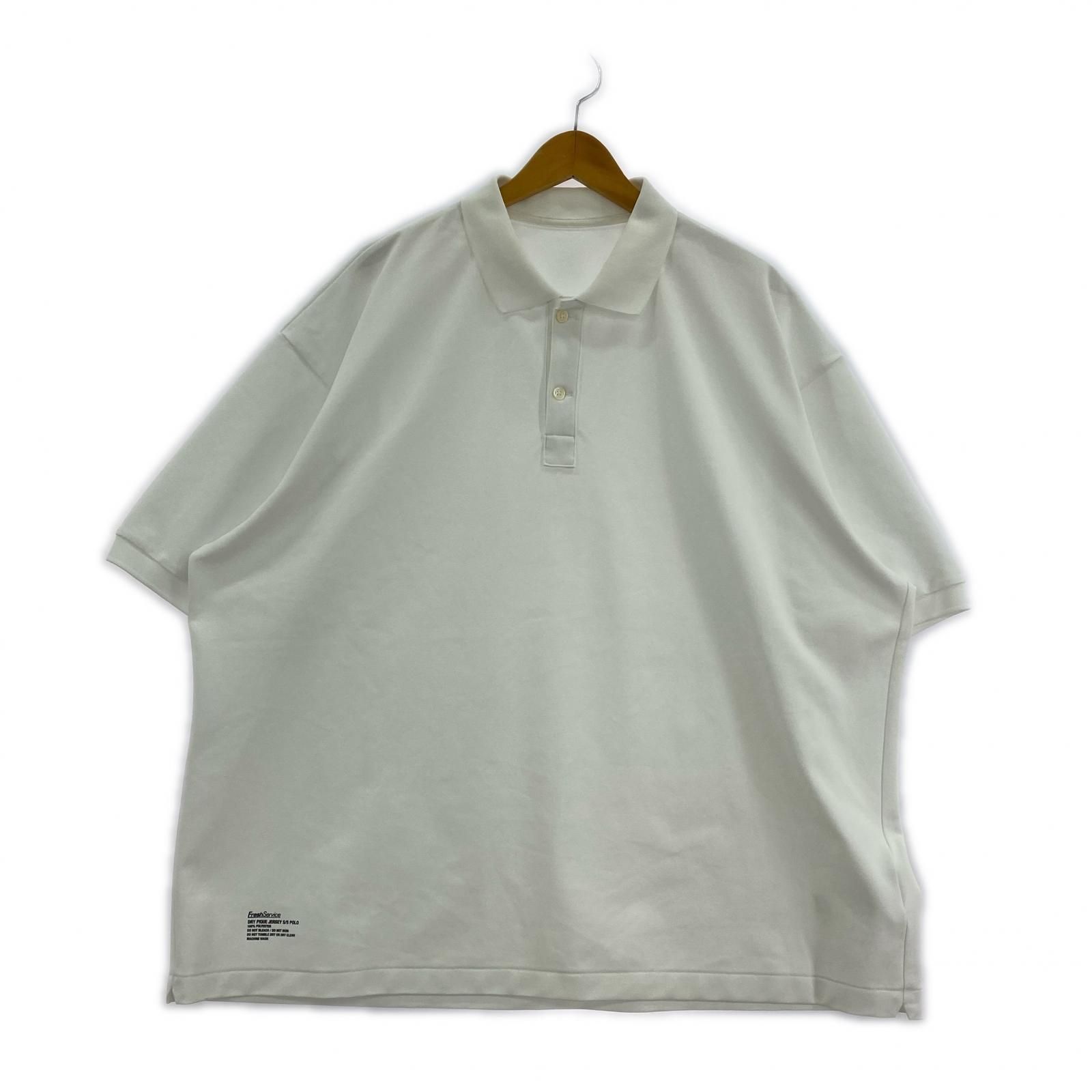 FreshService DRY PIQUE JERSEY S/S POLO ﾎﾟﾛｼｬﾂ ﾎﾜｲﾄ L FSC251-