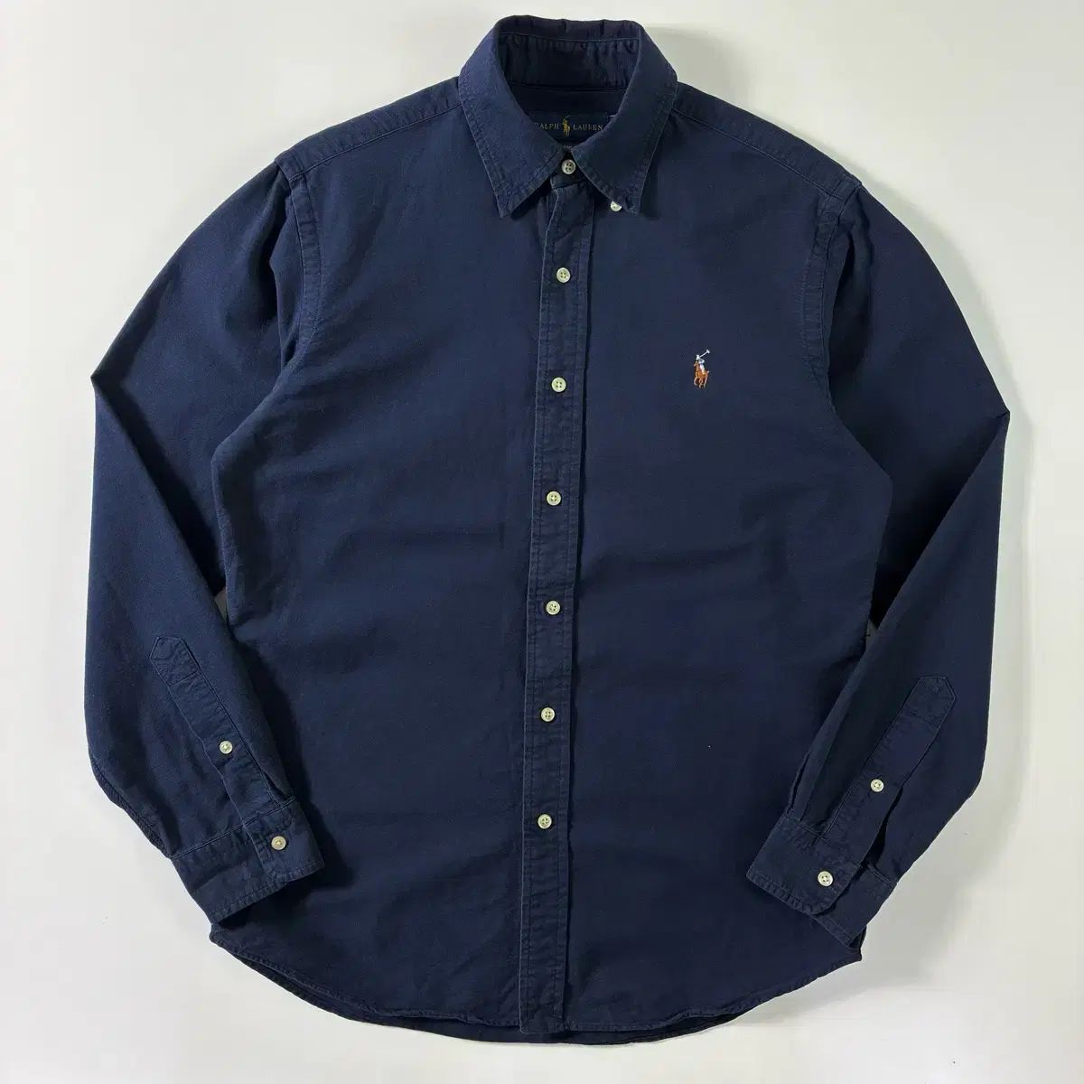 POLO ポロ ラルフローレン 新モデル 刺繍 コットン ネイビー シャツ
