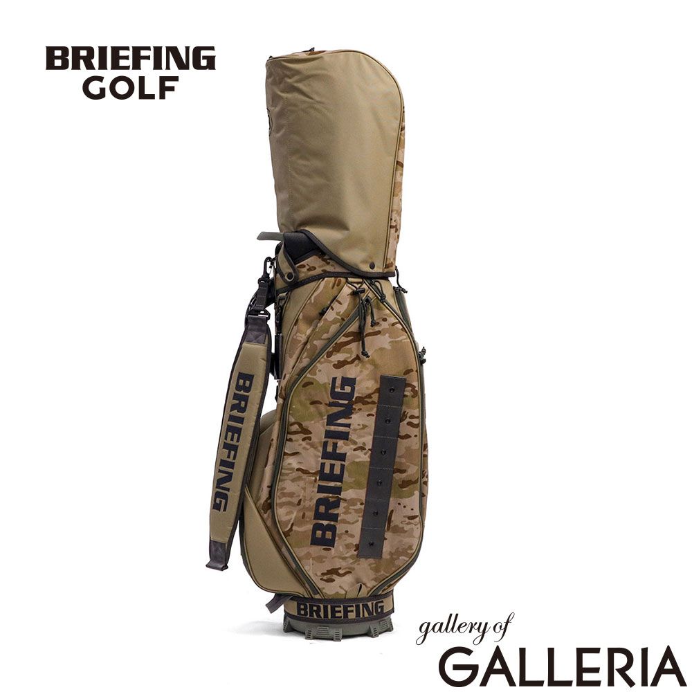 【日本正規品】 ブリーフィング ゴルフ キャディバッグ メンズ レディース カート フード BRIEFING GOLF おしゃれ 軽量 ショルダー カート式 CR-5 #04 CAMO COMBI BRG261D11 ARID×TAN