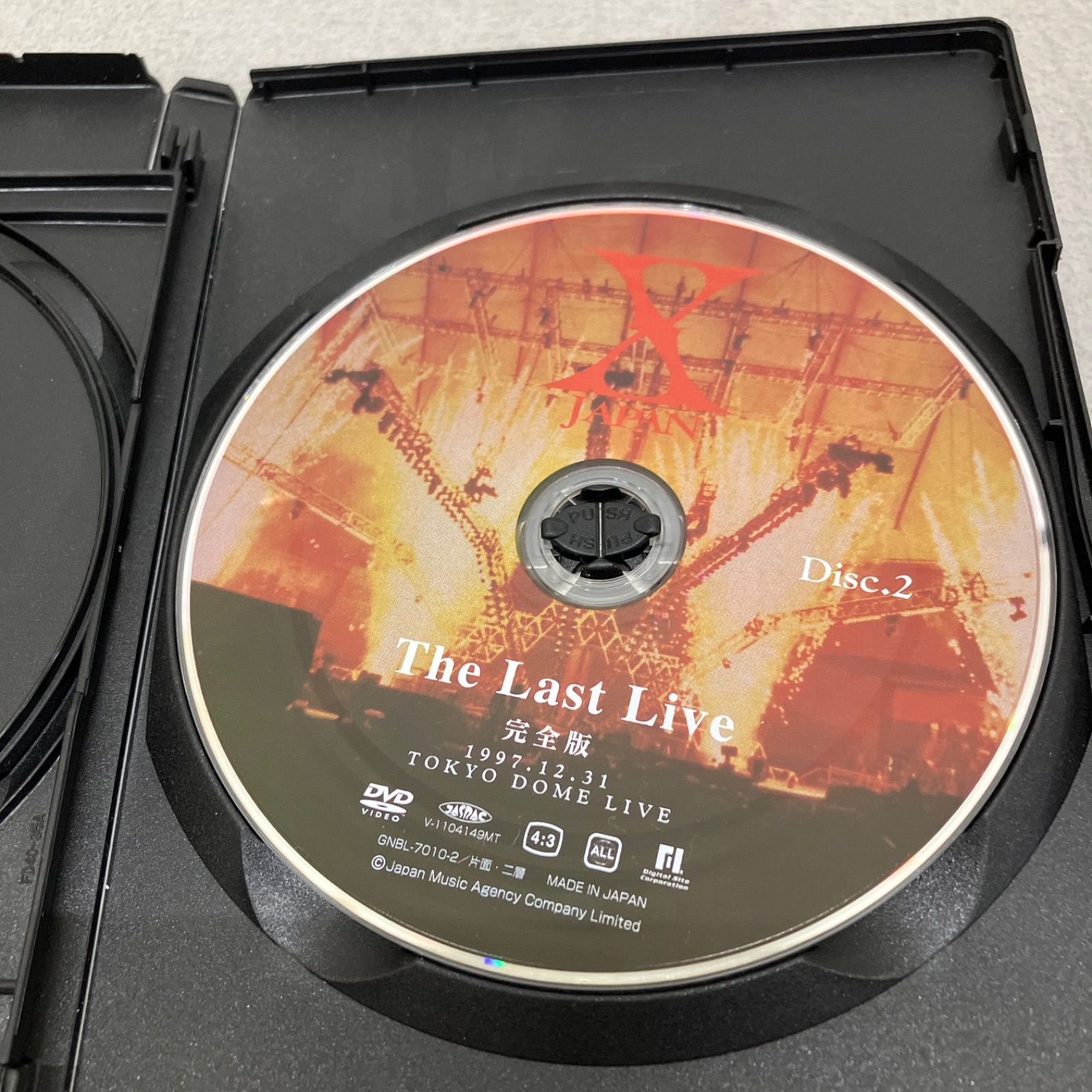 X JAPAN/THE LAST LIVE 完全版〈2枚組〉PB5013U f013 - メルカリ