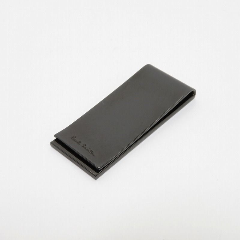 【瀬戸大橋店】 中古 Paul Smith | ポール・スミス マネークリップ ブラック 【124】