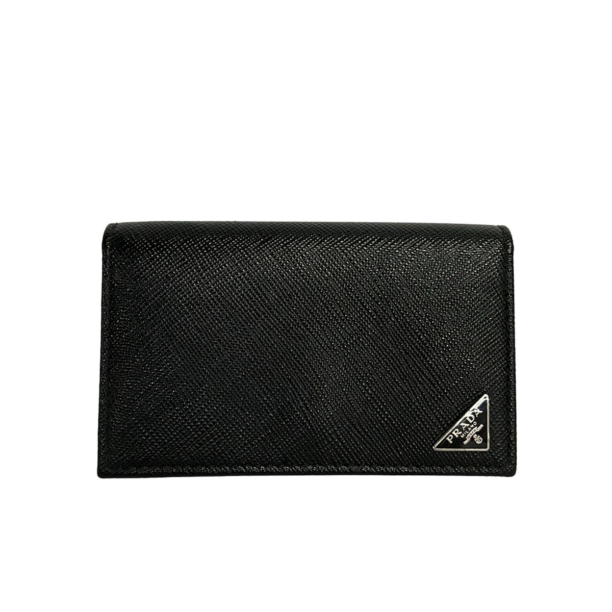 PRADA(プラダ) 名刺入れ - 黒 レザー