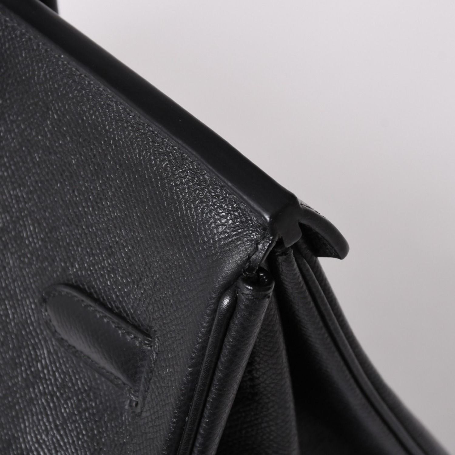 極美品 HERMES エルメス BIRKIN バーキン35 ブラック ゴールド金具 ヴォーエプソン ハンドバッグ □M刻印 中古 4a002717