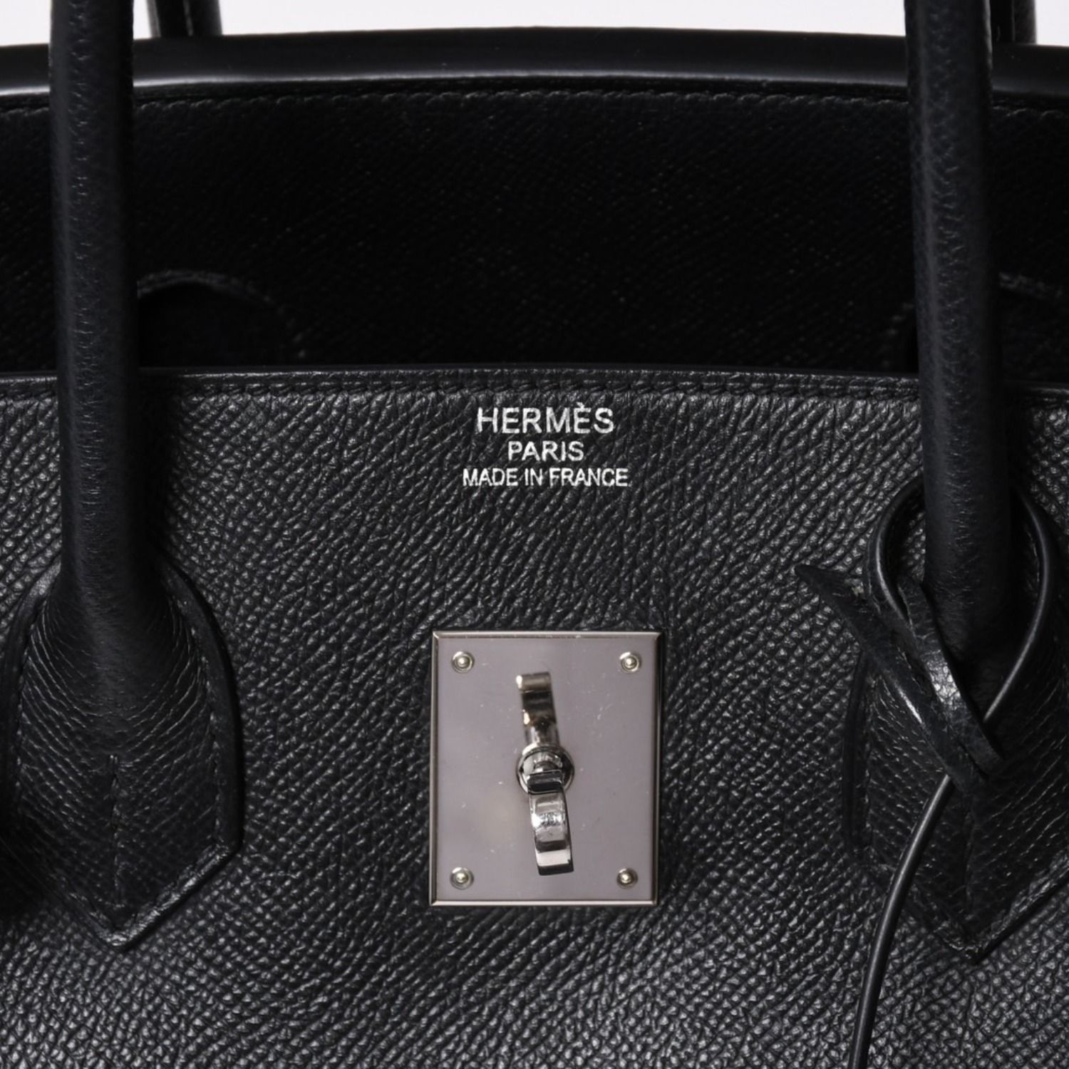極美品 HERMES エルメス BIRKIN バーキン35 ブラック ゴールド金具 ヴォーエプソン ハンドバッグ □M刻印 中古 4a002717