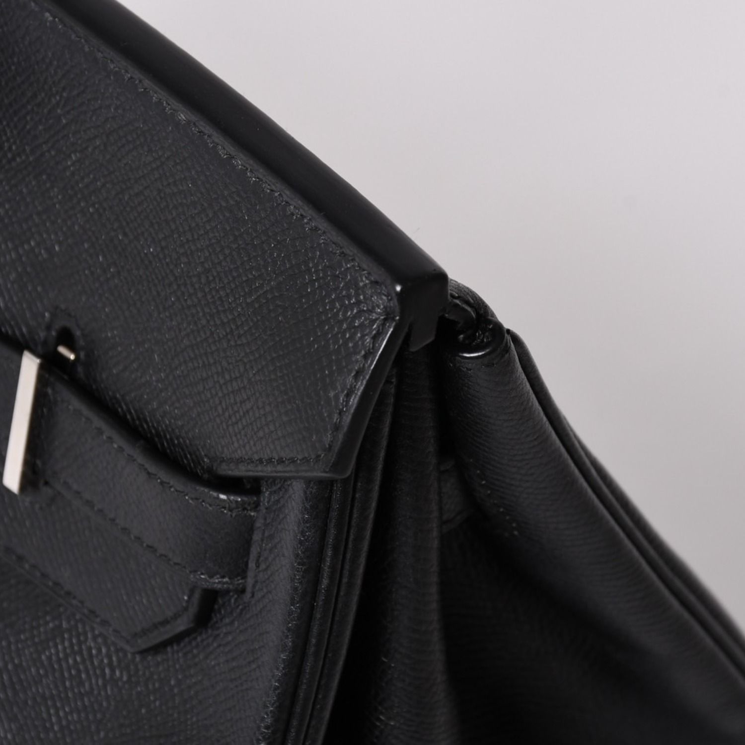極美品 HERMES エルメス BIRKIN バーキン35 ブラック ゴールド金具 ヴォーエプソン ハンドバッグ □M刻印 中古 4a002717