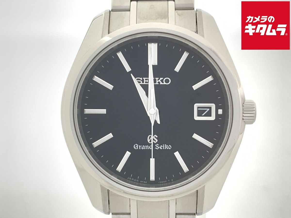 【中古】 【良品】 グランドセイコー クォーツ ブラック SBGV007/9F82-0AA0 ステンレススティール