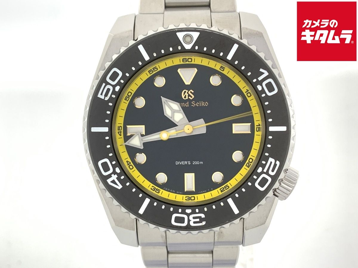 【中古】 【並品】 グランドセイコー クォーツ ブラック SBGX339/9F61-0AM0 ステンレススティール