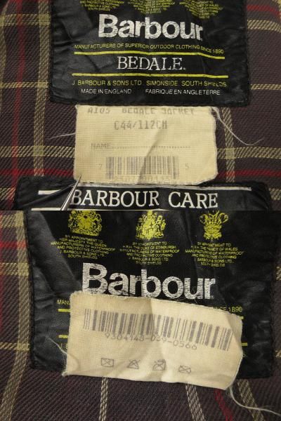 バブアー Barbour 90s ビデイルジャケット BEDALE JACKET 3ワラント