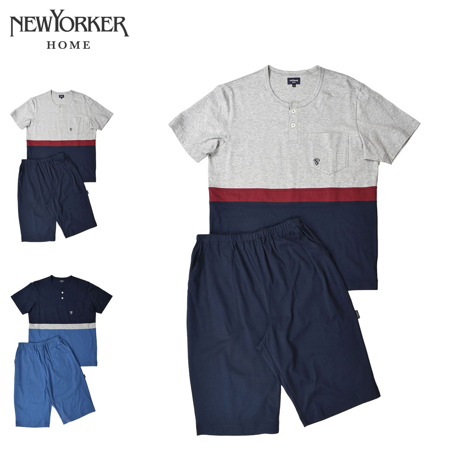 ニューヨーカーホーム NEWYORKER HOME ルームウェア 部屋着 セットアップ ナイトウェア メンズ 0683-96