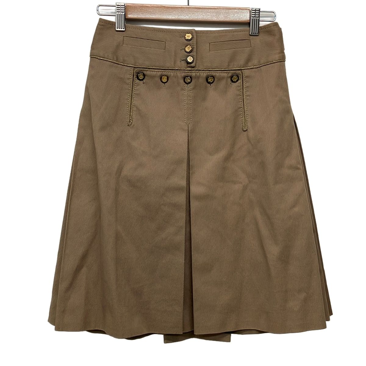 DOLCE&GABBANA(ドルチェアンドガッバーナ) スカート サイズ38 S レディース美品 - ベージュ ひざ丈 5,320円