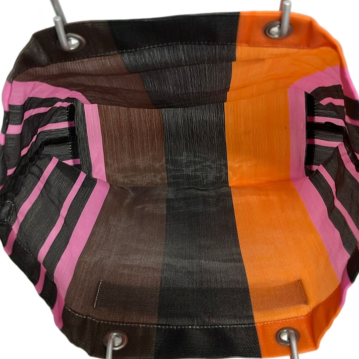 MARNI(マルニ) トートバッグ マルニマーケット ストライプ バッグ 黒 