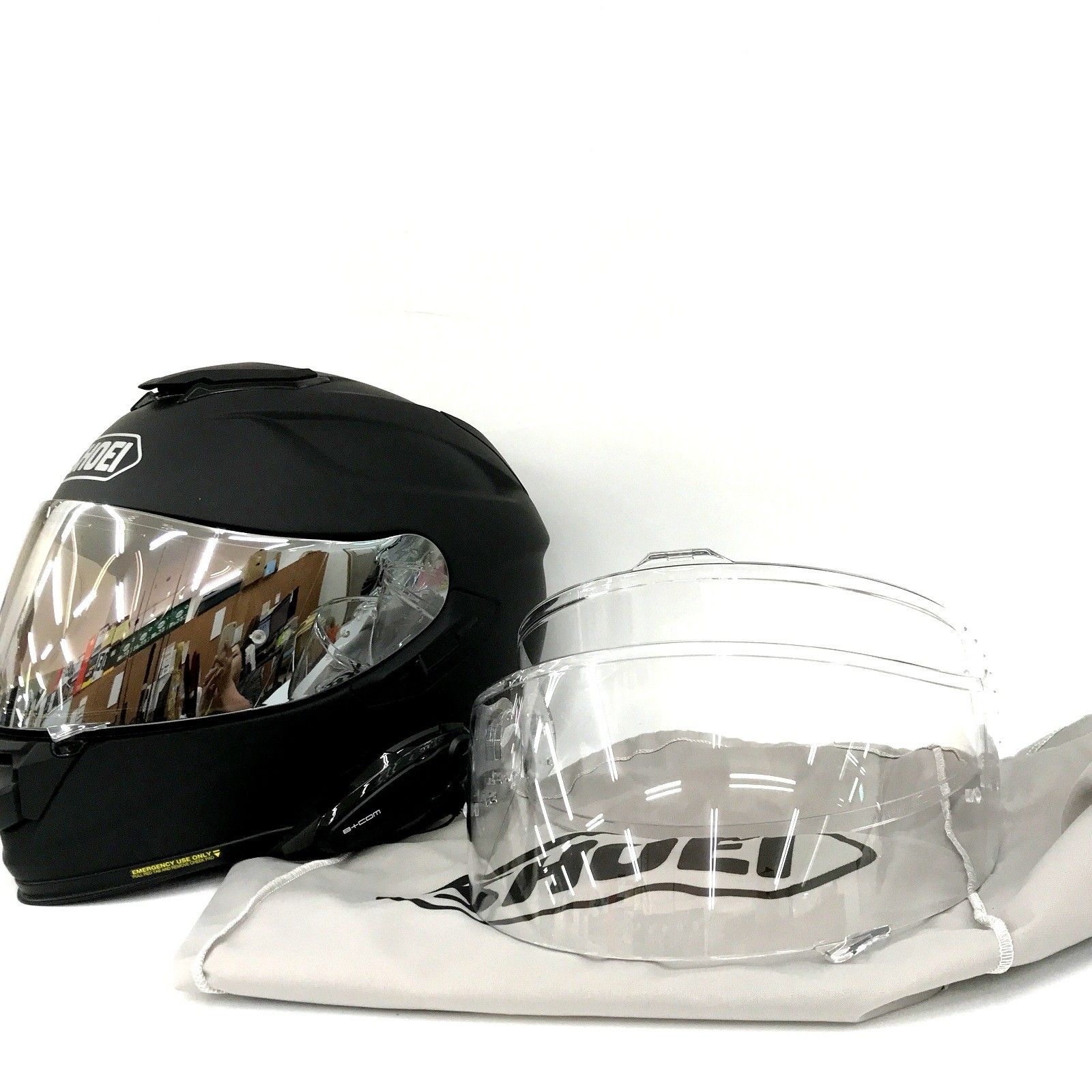 SHOEI ショウエイ GT-Air2 マットブラック XLサイズ インカム付 ミラーシールド着用 フルフェイスヘルメット バイク用品★TA287 37,570円
