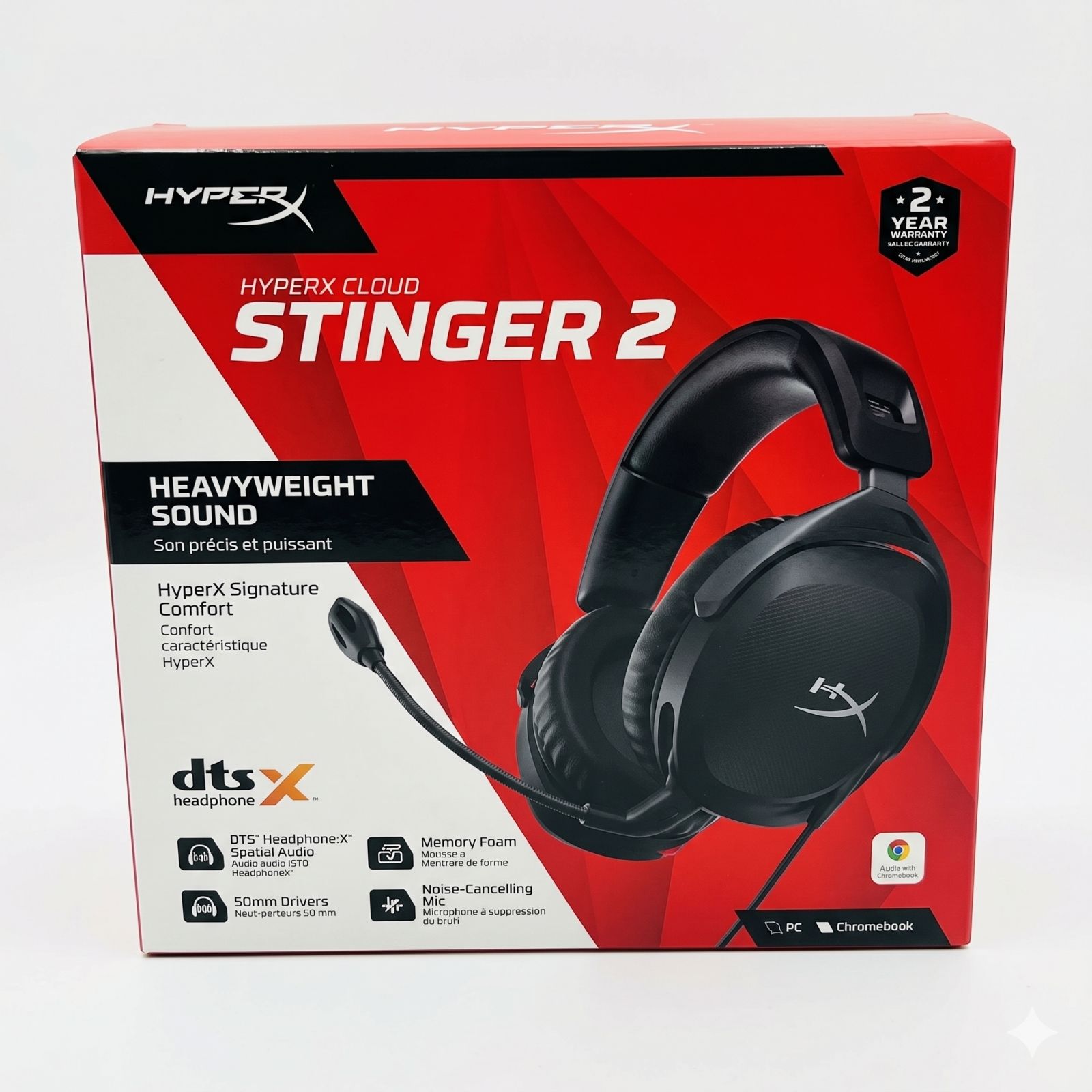 ハイパーエックス Cloud Stinger 2ゲーミング ヘッドセット 519T1AA