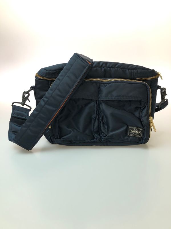 【中古品】 PORTER ポーター TANKER CAMERA BAG IRONBLUE タンカー カメラバッグ アイアンブルー ショルダーバッグ カバン 【188-260519-em-19-min】