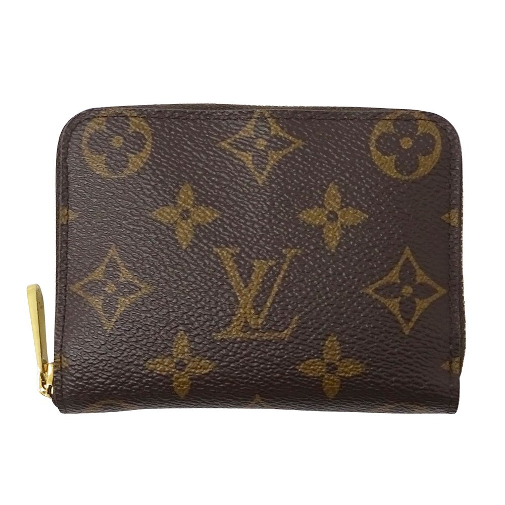 ルイ・ヴィトン LOUIS VUITTON 財布 モノグラム レディース メンズ ブランド コインケース ジッピー コインパース M60067 ブラウン ラウンドファスナー おしゃれ 【中古】