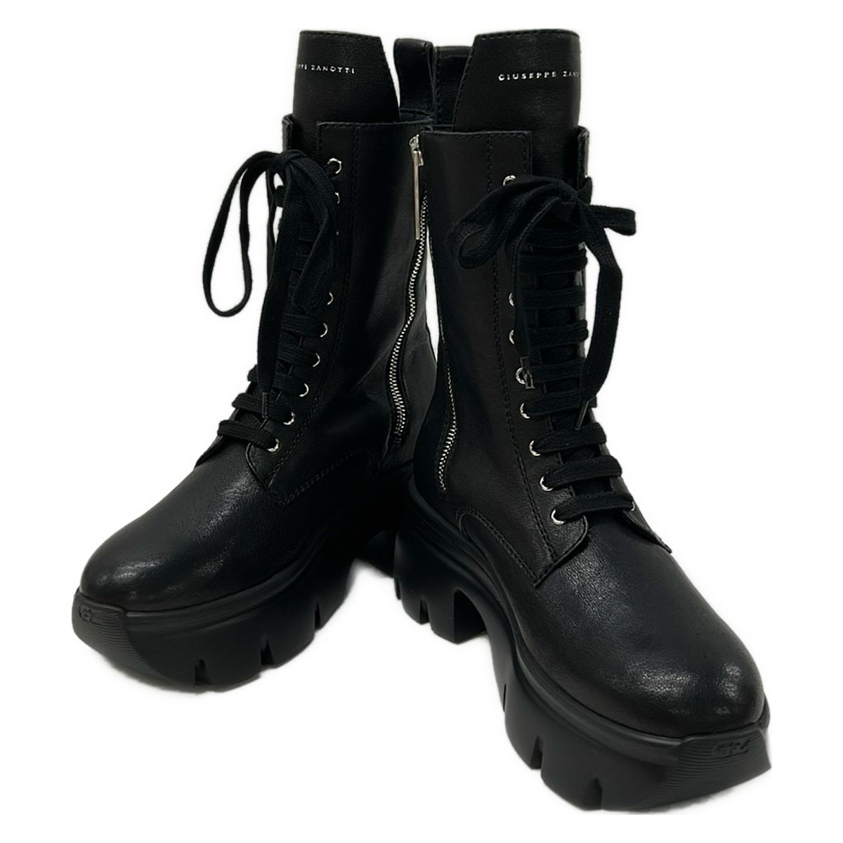giuseppe zanotti(ジュゼッペザノッティ) ブーツ 36 レディース - 黒