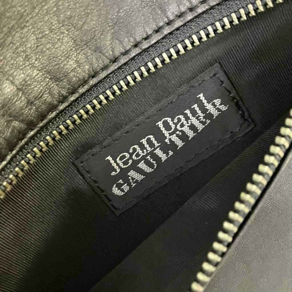 ジャンポールゴルチエ Jean Paul GAULTIER 90sレザーストール マフラー