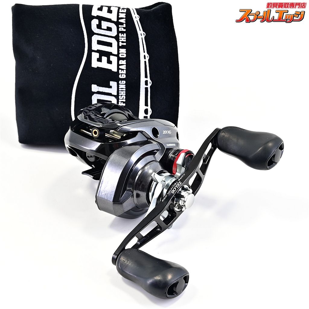★☆【シマノ】 24スコーピオン MD 201XG ZPI ゼロス 102mmマシンカットハンドル ブラック装着 SHIMANO Scorpion★☆m45141