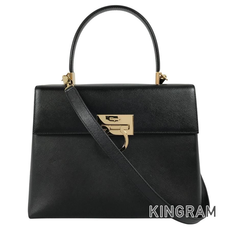 【専用商品】サルヴァトーレ・フェラガモ　中古　ハンドバッグ サルヴァトーレフェラガモ Salvatore Ferragamo ガンチーニ レザー