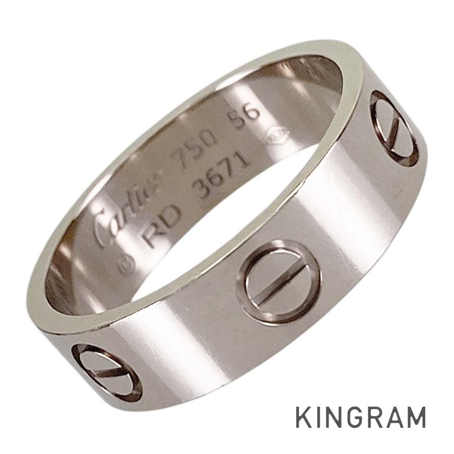 カルティエ Cartier ラブ K18WG 16号(56) リング sst【中古】