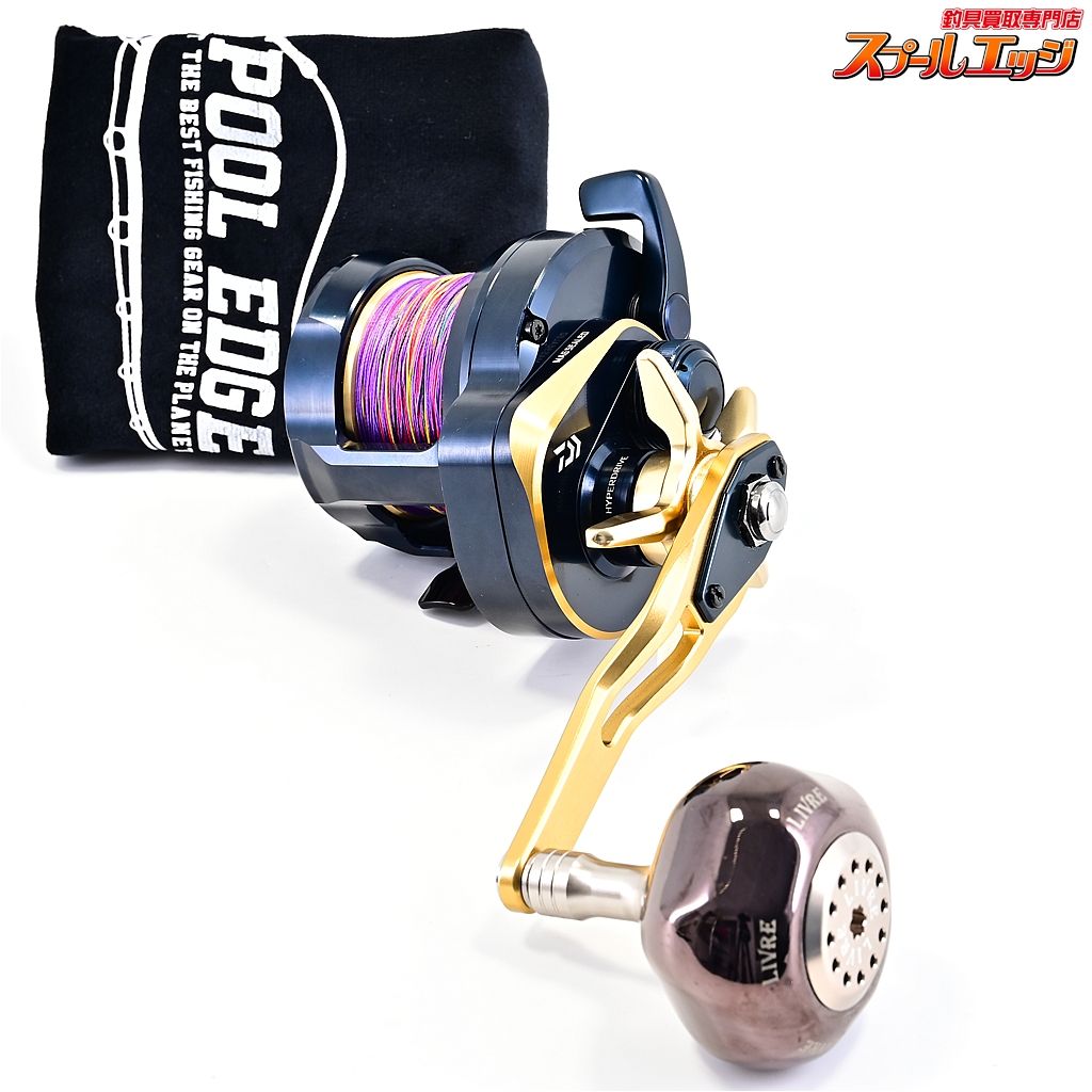 ★☆【ダイワ】 22ソルティガ 15HL リブレPT48 ブラウン/チタン装着 DAIWA SALTIGA★☆m45189