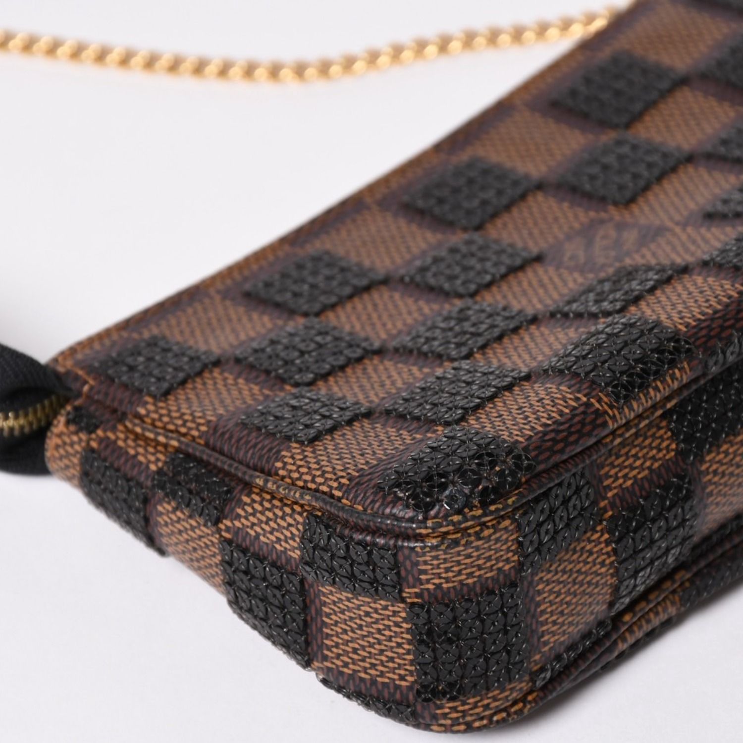 極美品 LOUIS VUITTON ルイヴィトン モノグラム ミニポシェット アクセ 