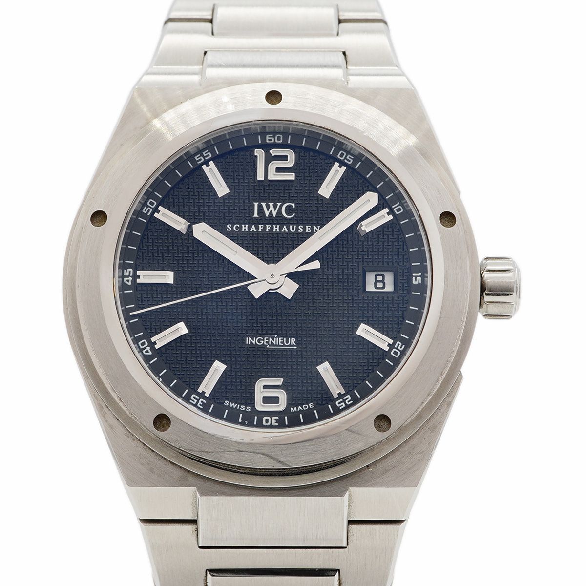 【6wec0210】IWC アイダブリューシー シャフハウゼン インヂュニア IW322701 黒文字盤【中古】腕時計 メンズ
