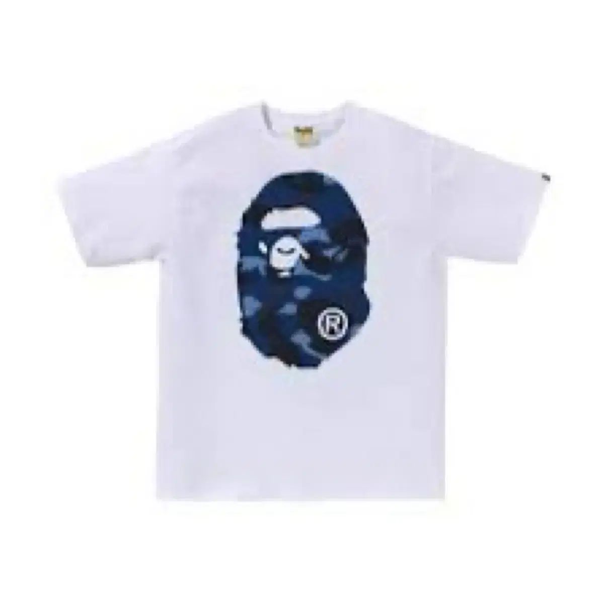A BATHING APE アベイシングエイプ カモフラ BIG エイプ HEAD ヘッド 半袖 XL