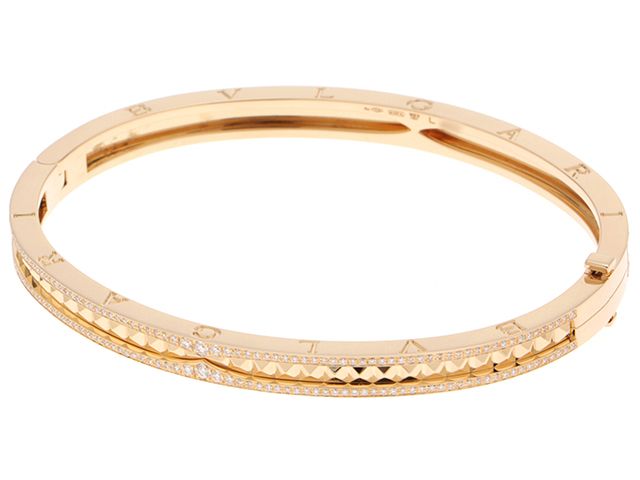 BVLGARI ブルガリ ジュエリー B-zero1BL/YG/D/36.1g 貴金属･宝石 357883 ブレスレット K18イエローゴールド K18YG ゴールド レディース【中古】【436】
