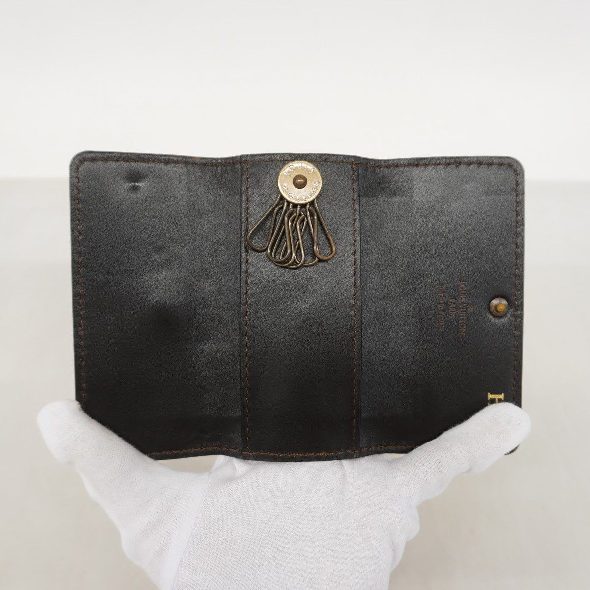 ★SALE【6ec2547】ルイヴィトン キーケース ユタ ミュルティクレ6 M95539  カフェ 【中古】メンズ 得価，送料無料】 【6ec2547】ルイヴィトン キーケース ユタ