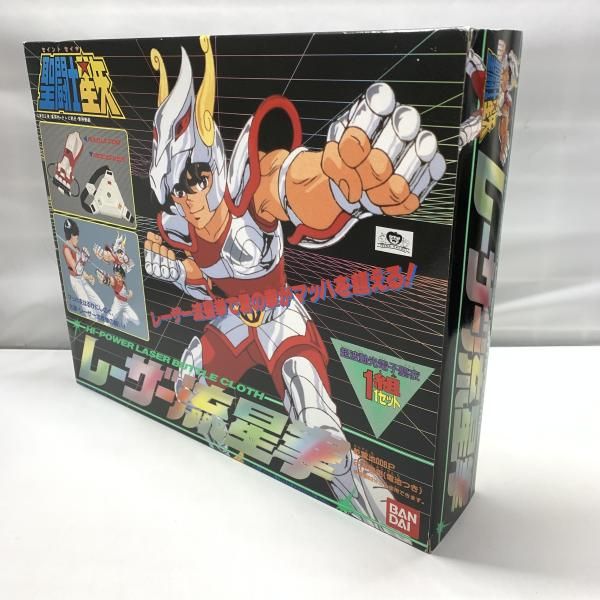 【中古】バンダイ レーザー流星拳 超波動光電子聖衣1組セット 聖闘士星矢 箱傷み 内箱未開封[15]
