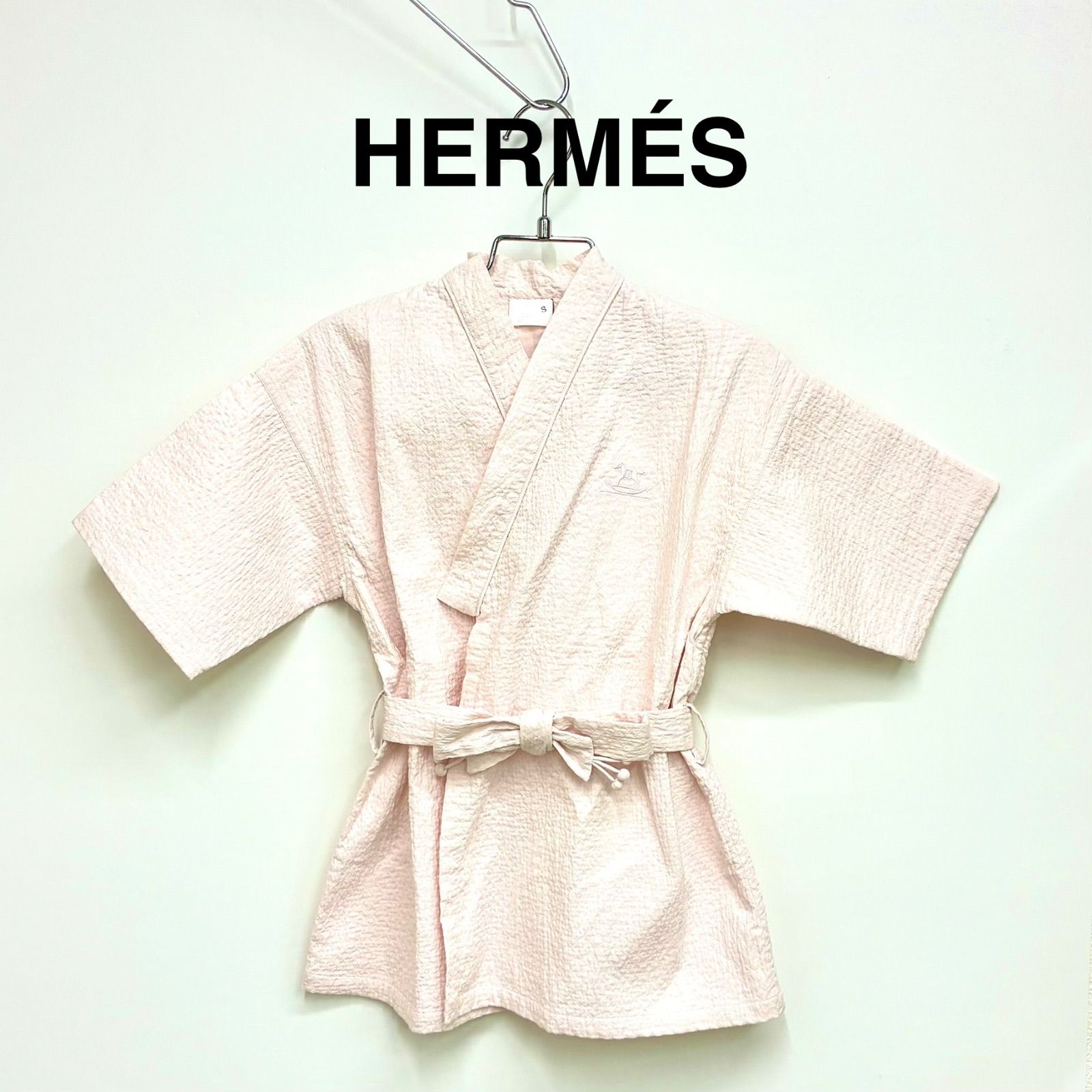 【エルメス HERMES】新品未使用品!ベビー 浴衣 85〜90cm ベビーピンク
