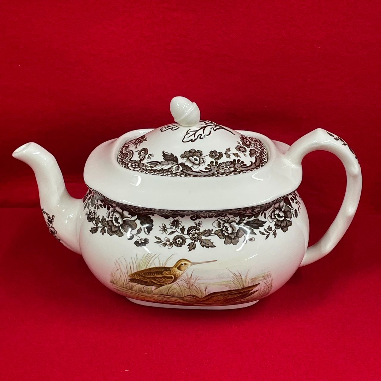 【希少】SPODE WOODLAND スポード　ウッドランド　ティーポット　　x　48-7②