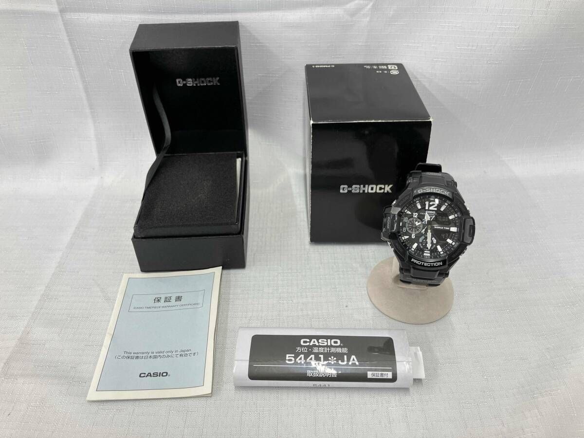 ジャンク CASIO G-SHOCK GA-1100-1AJF メンズ クォーツ 文字盤ブラック