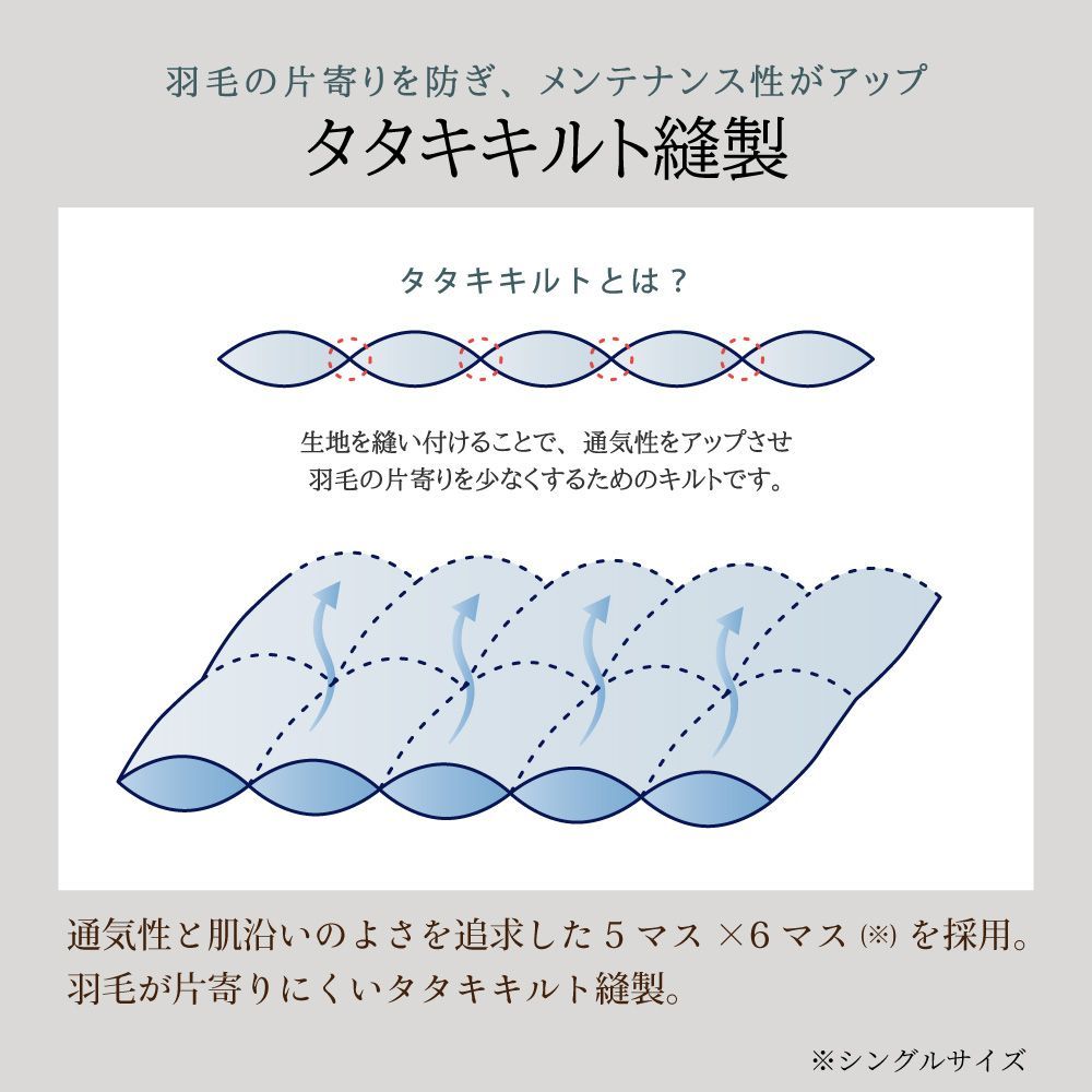 【送料無料】【 ダブル 】 丸八真綿 肌掛けふとん 肌掛け 布団 羽毛布団 ダウンケット ミライクルダウン ダウン75% ダブル 0.3kg リサイクル 肌掛けケット 洗える かわいい エコ 無地 羽毛 アイボリー グレー タタキキルト