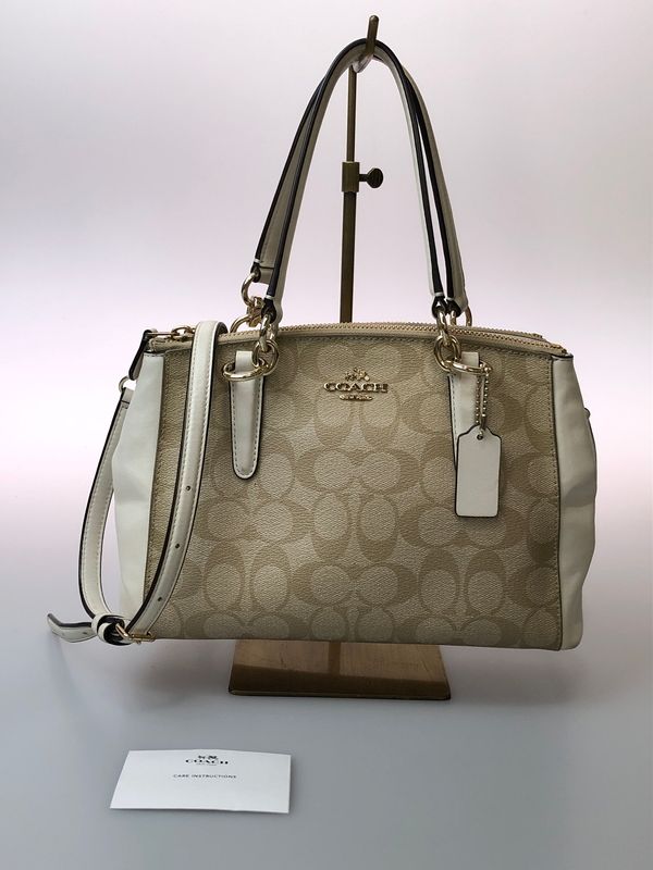 【中古品】 COACH コーチ 2WAY SHOULDER BAG F58290 ツーウェイ ショルダーバッグ レディーズ カバン シグネチャー ハンドバック 【180-260519-em-23-min】