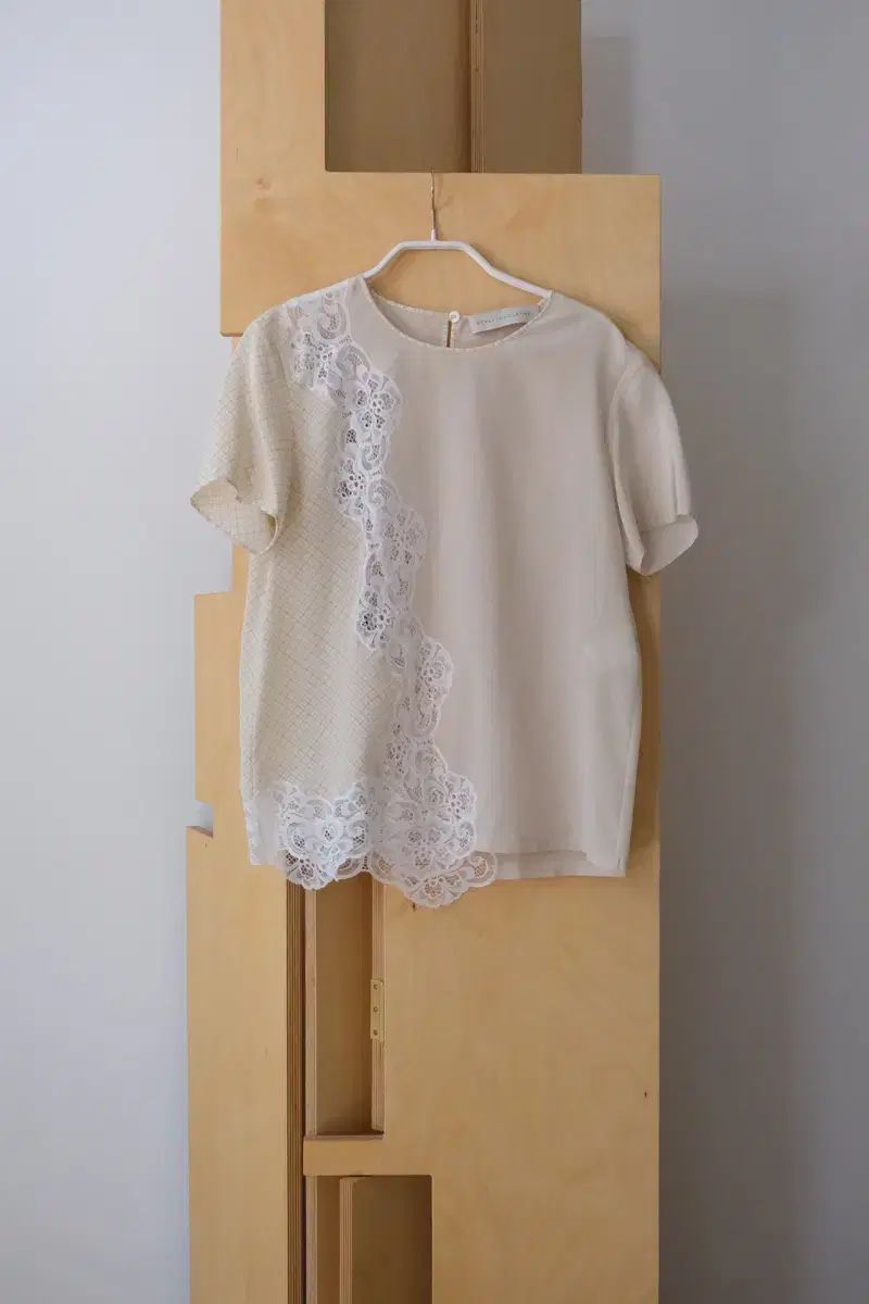 STELLA McCARTNEY ステラ マッカートニー レース 半袖 ブラウス