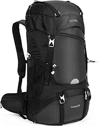 ☆新品☆[HOMIEE] リュック 登山 50L アウトドア バッグ バックパック ザック 大容量 防水 ハイドレーション レインカバー付き 多機能 超軽量 収納性 登山用リュックサック ハイキング 防災 キャンプ 旅行 花見 遠足 避難 9b8f3135